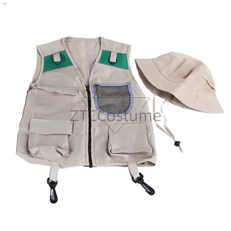 Outdoor Adventure Kit For Boys - Rompi Penjelajah Anak-anak dan Kostum Topi