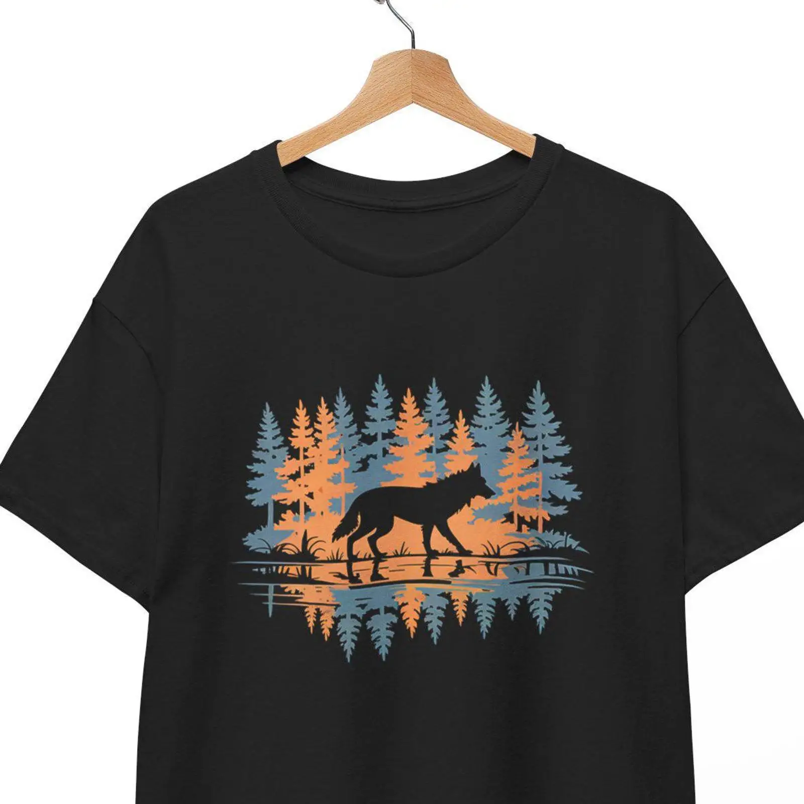 Outdoor Adventure Enthusiast - Kaos Wolf Nature, cocok untuk kegiatan