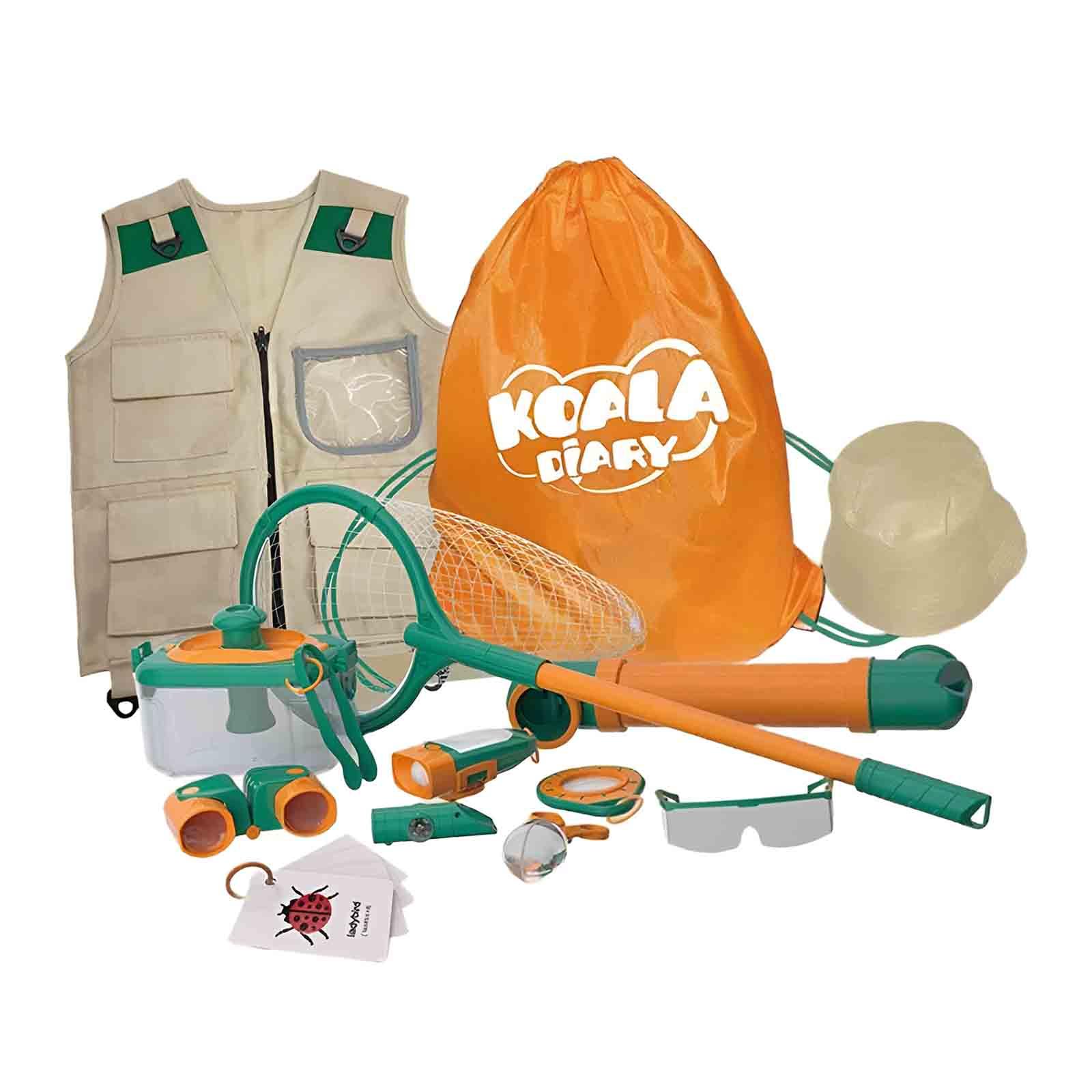 Outdoor Adventure Kit For Boys - 14x kit Explorer untuk Aksesori anak-anak