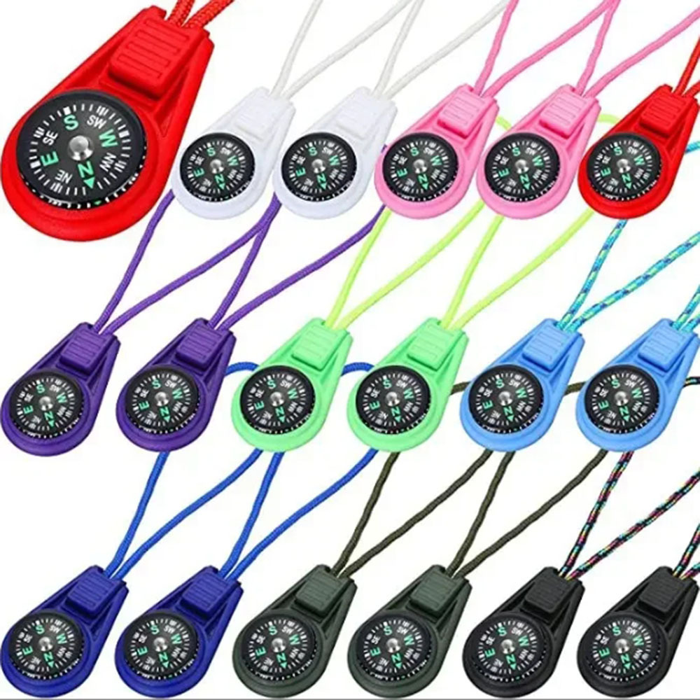 Outdoor Adventure Guide - 10 Buah Gantungan Kunci Survival Warna-warni