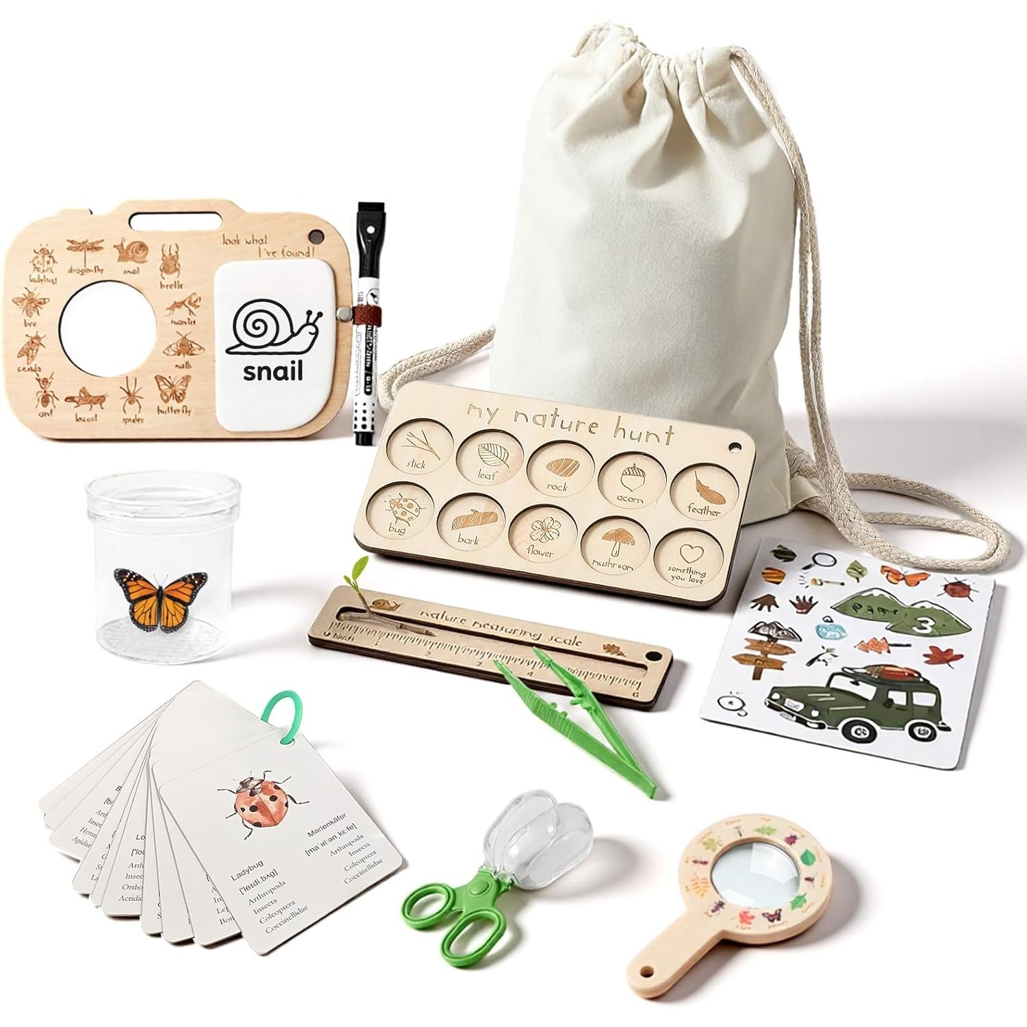 Outdoor Adventure Kit For Boys - Perlengkapan Penangkap Serangga untuk Anak-anak dengan
