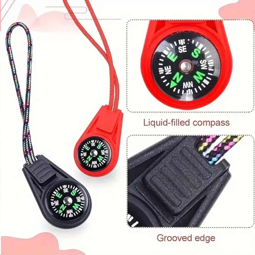 Kompas Mini Tahan Air Multifun - Outdoor Adventure Guide ulasan dan harga