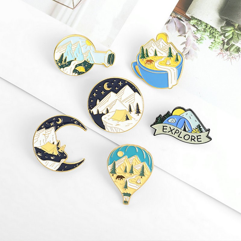 Berkemah Petualangan Enamel Pi - Outdoor Adventure Gifts ulasan dan harga