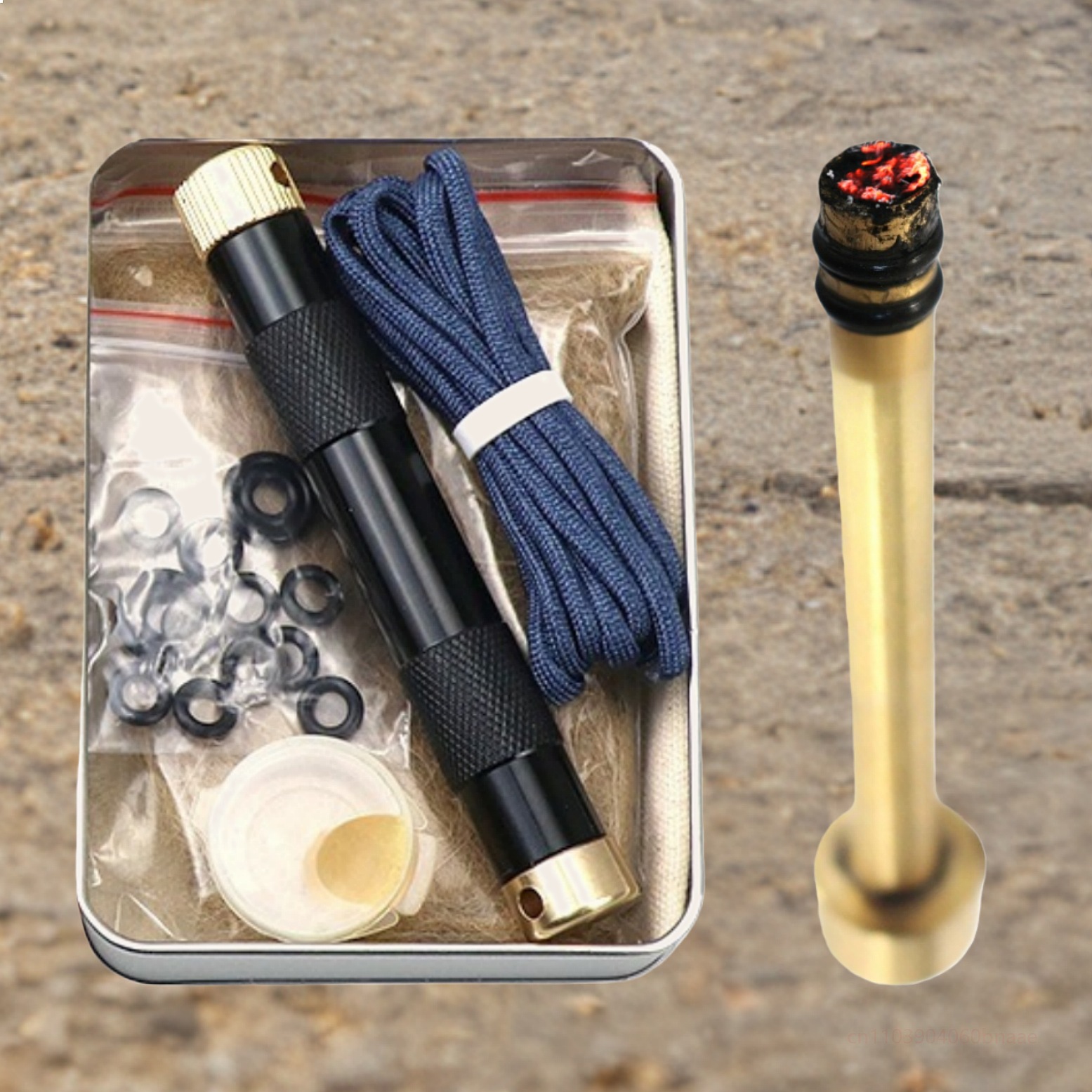 Alat Pemantik Api Piston Luar  - Fire Piston Starter ulasan dan harga
