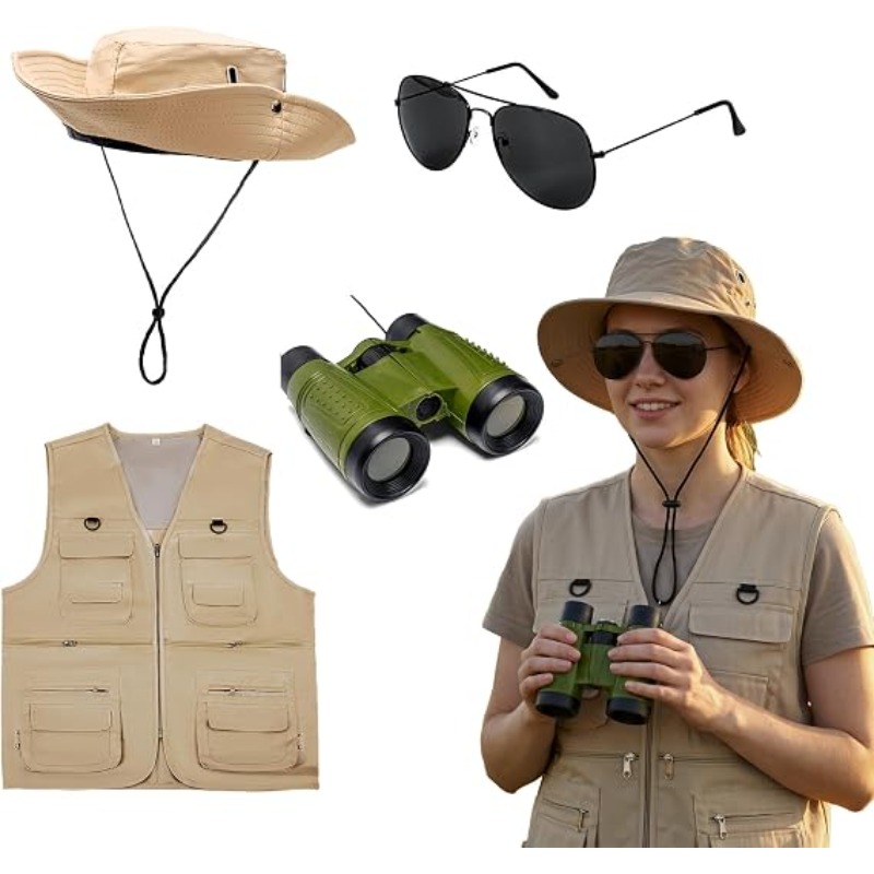 Set Kostum Safari Pria, Kostum - Zoo Outdoor Adventure Set ulasan dan harga