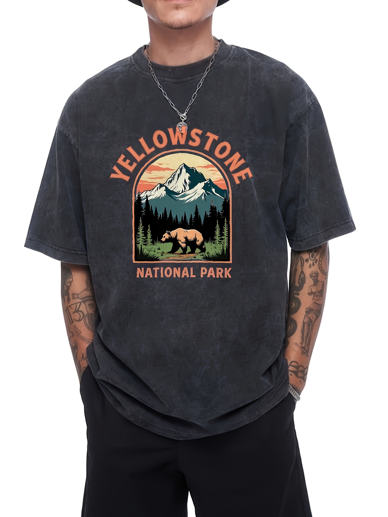 Kaos Vintage Yellowstone Natio - Outdoor Adventure Enthusiast ulasan dan harga