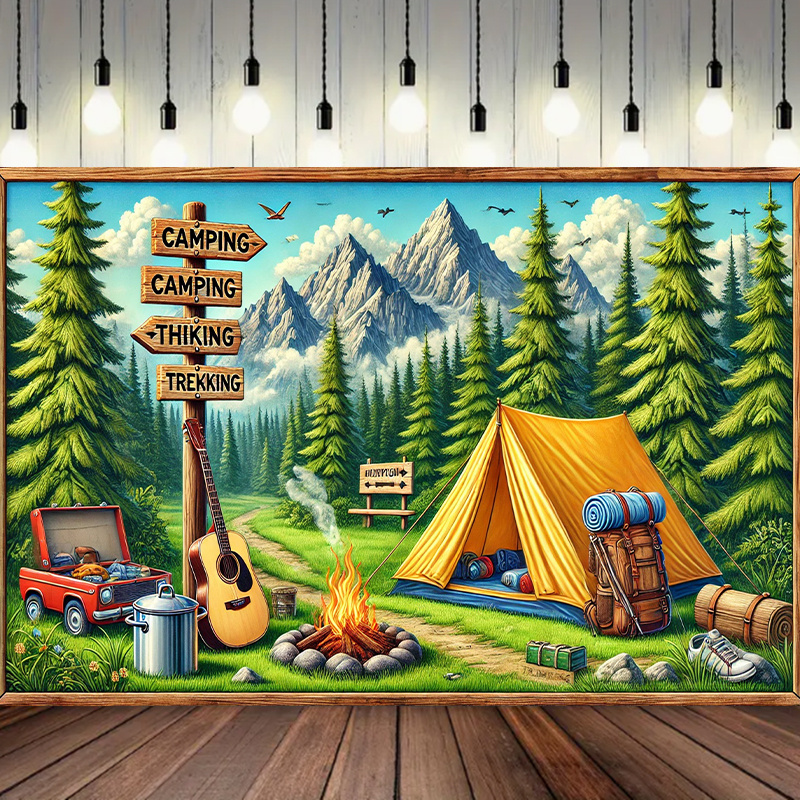 1 latar belakang berkemah dan  - Outdoor Adventure Background ulasan dan harga