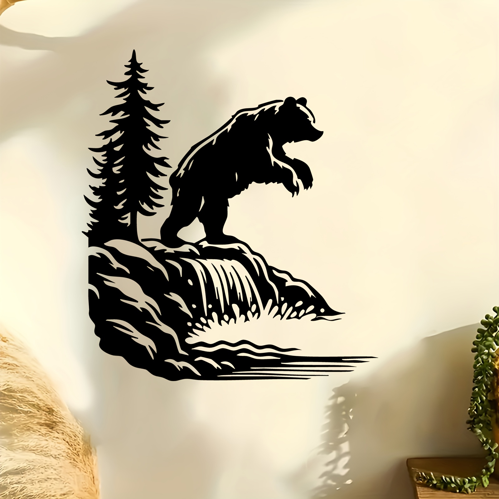 Seni Dinding Logam Beruang & A - Outdoor Adventure Gifts ulasan dan harga